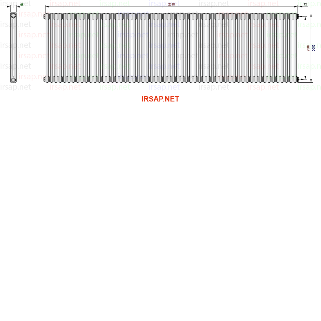 Радиатор IRSAP Tesi 22000/58 T02 CL 01
